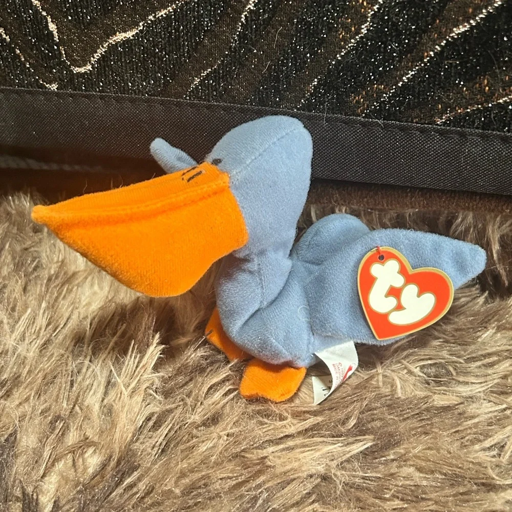 Ty Teenie Beanie Babies Scoop the Pelican Great Condition 1993